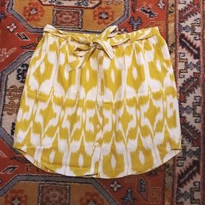 Loft ikat skirt